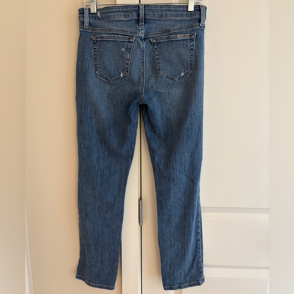 Joe’s Jeans Women’s Lara Distressed Straight Ankle Jeans Brampton Blue Size 29 - Picture 9 of 13
